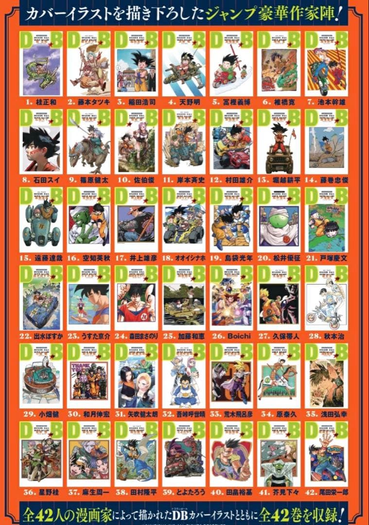 ドラゴンボール 40周年記念 全42巻セット Double Cover Box