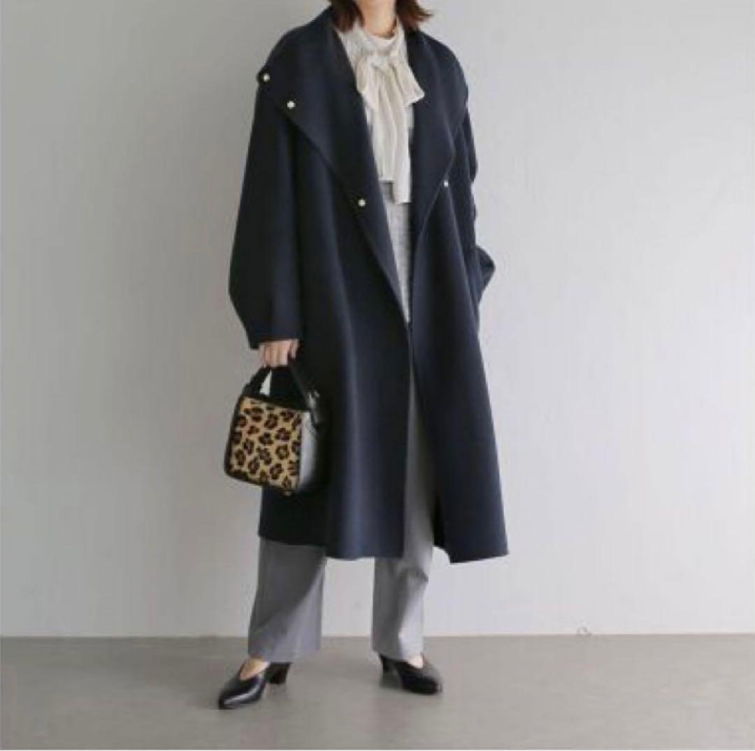 LaTotalite リバーハイネックロングコート