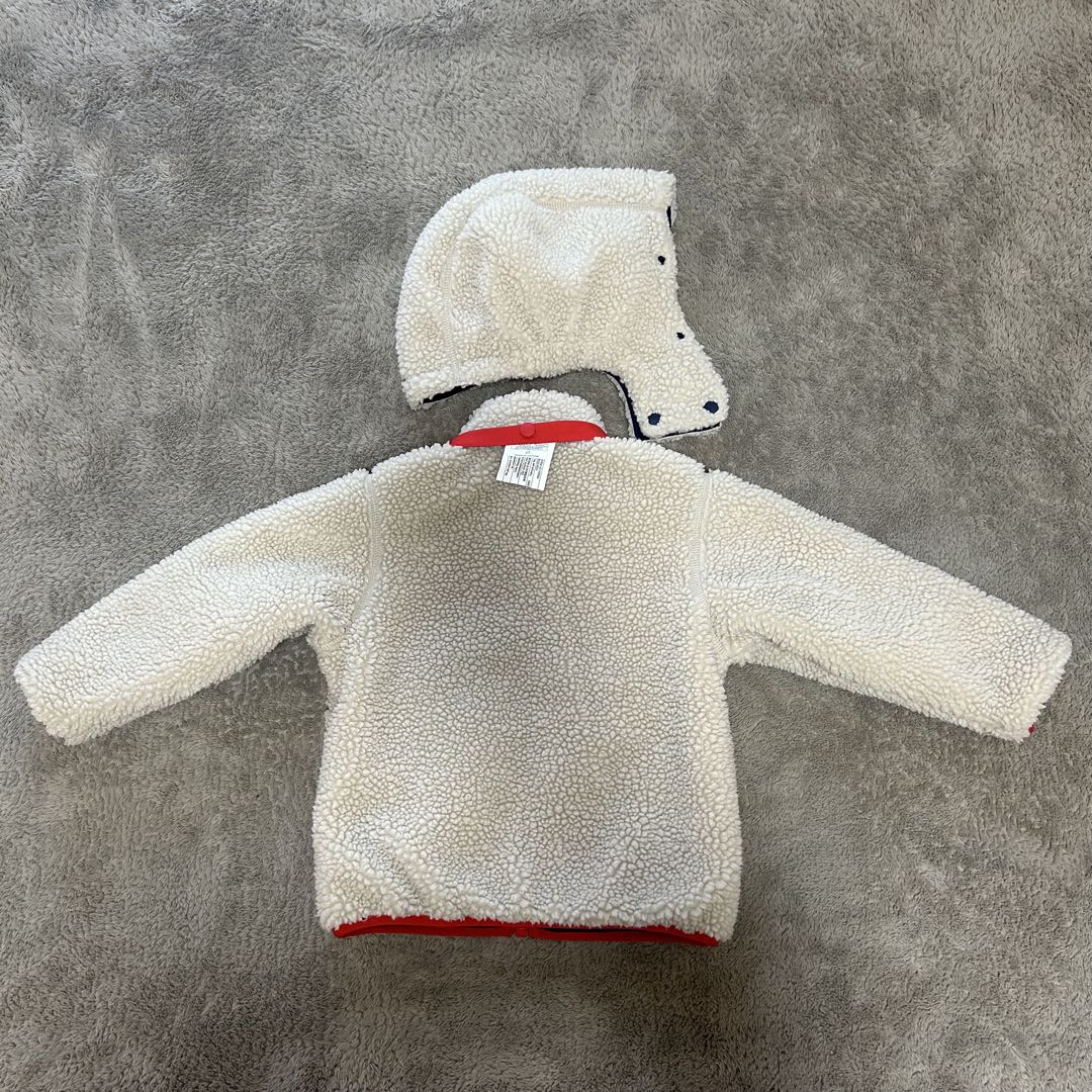 【美品】Patagonia リバーシブル・トリブルズ・フーディ　ダウン　2T