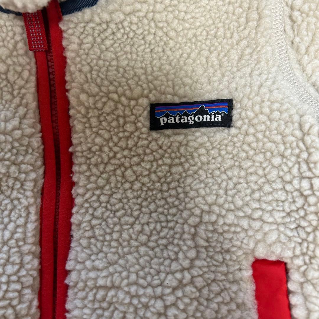 【美品】Patagonia リバーシブル・トリブルズ・フーディ　ダウン　2T