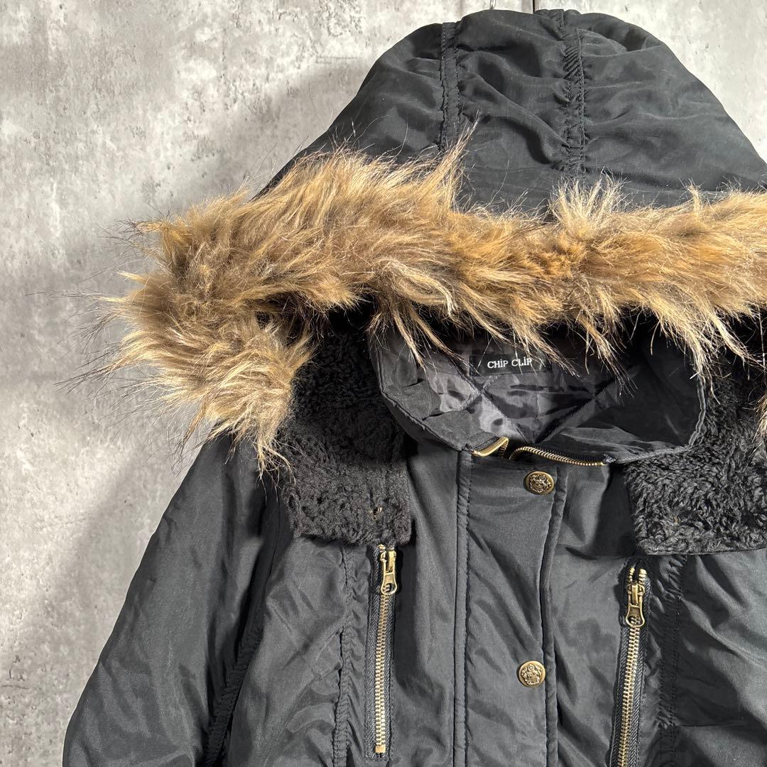 【00s_Archive】FurシャーリングModsCoat平成ギャルopium
