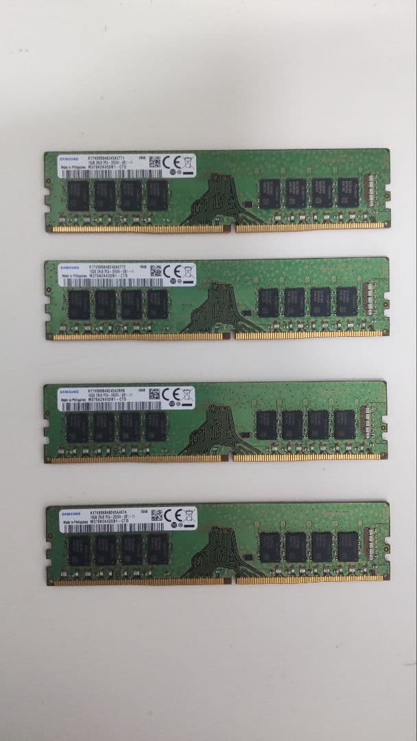 SAMSUNG製DDR4 64GBメモリ＋ASUS TUF H370PROセット