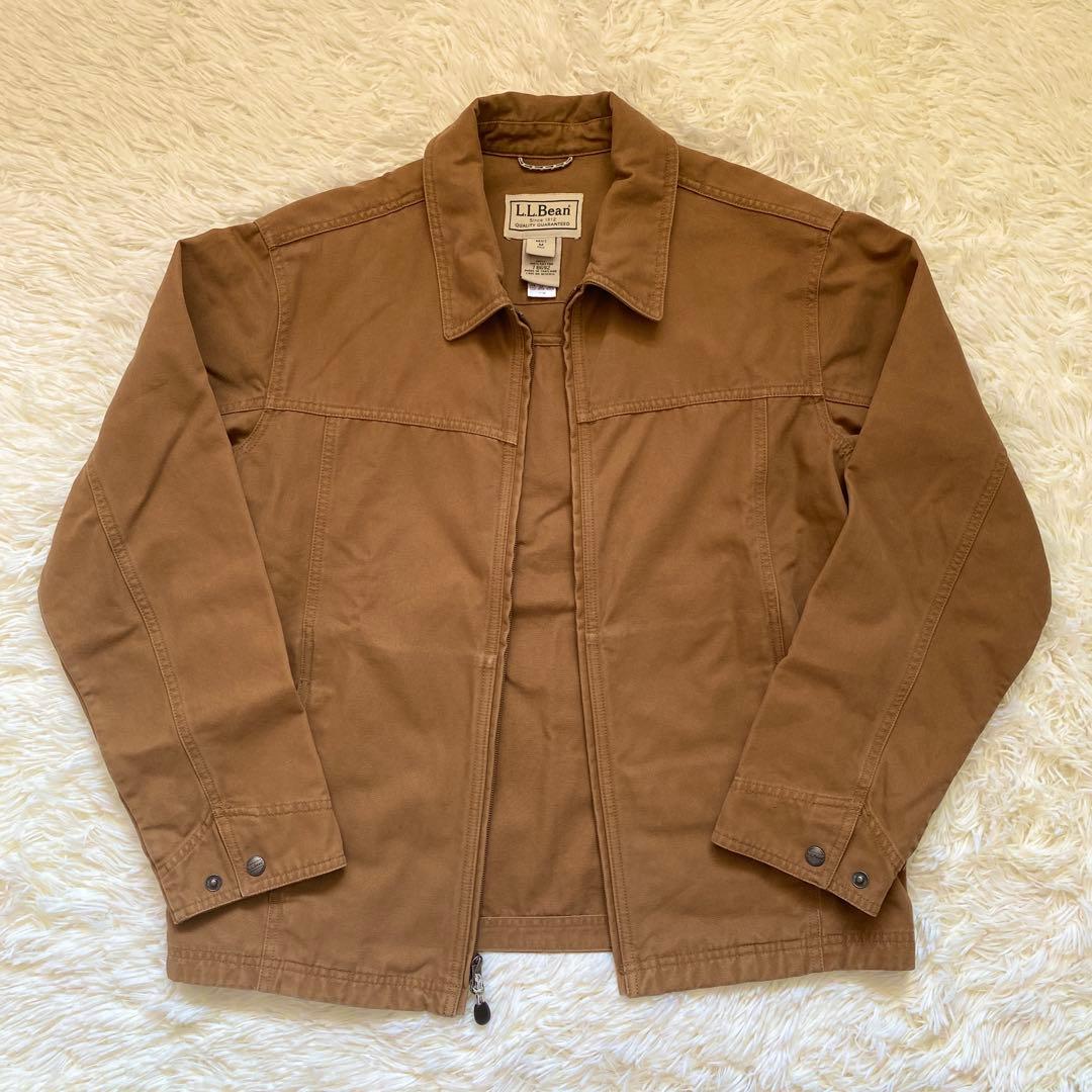 【美品】L.L.BEAN ダックジャケット Mサイズ ブラウン