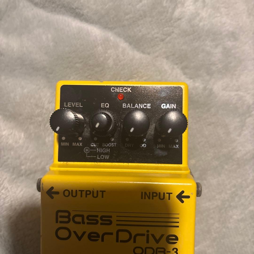 BOSS ODB-3 ベースエフェクター オーバードライブ パッチケーブル付き
