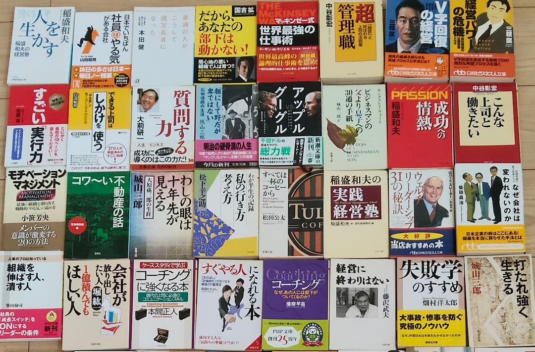 自己啓発・ビジネス・経済書籍セット　文庫本　63冊