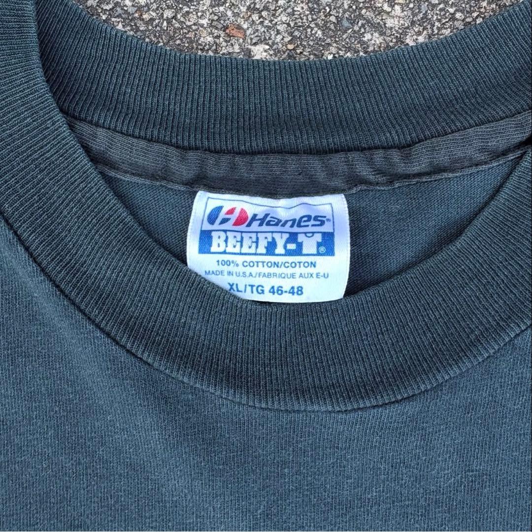80s Hanes フランケンシュタイン ツートン USA製 シングルステッチ