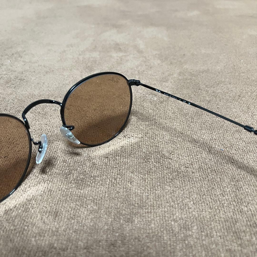【美品】木村拓哉 レイバン ラウンドメタル サングラス サイズ50-21 ピンク