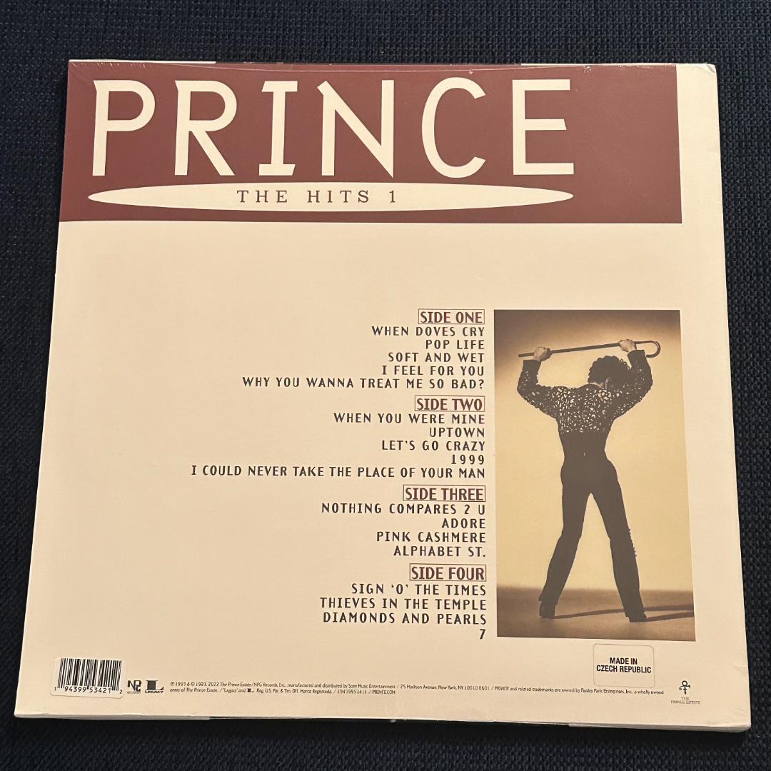 プリンス THE HITS 1 レコード 白盤 限定 新品★
