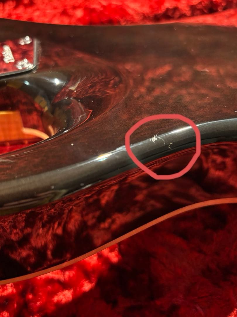 t's guitars フレイムメイプルネック