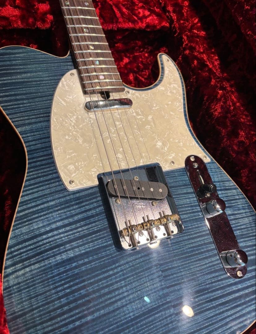 t's guitars フレイムメイプルネック