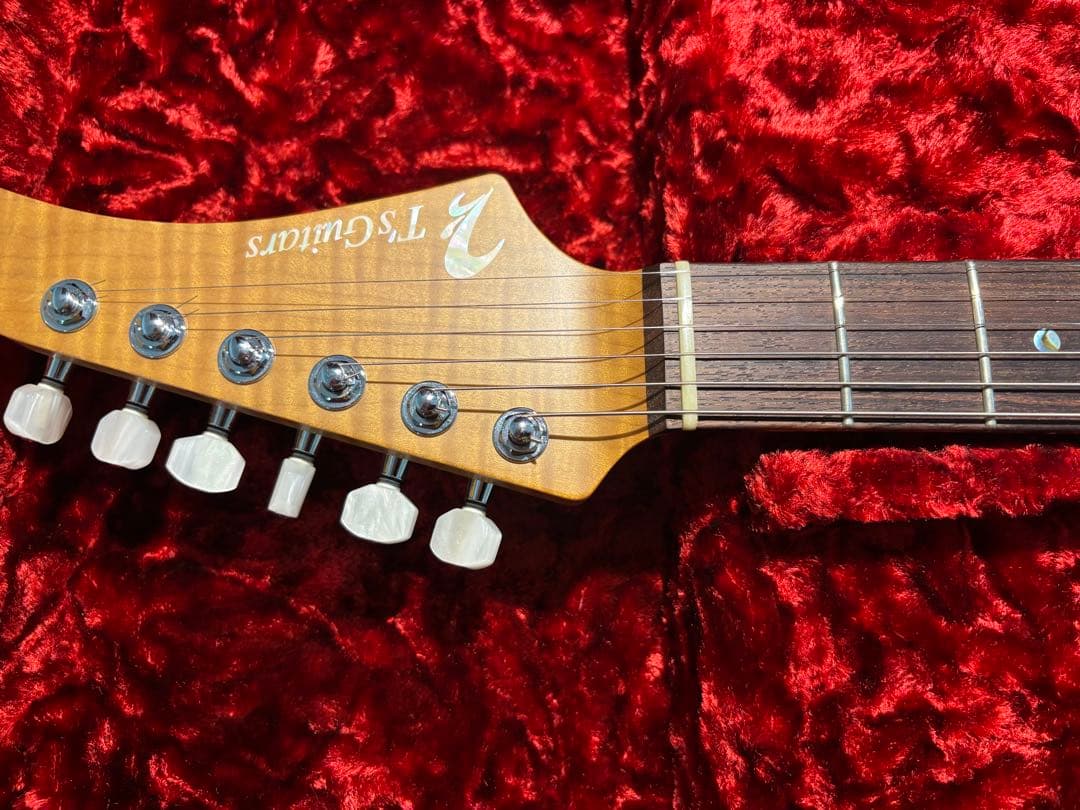 t's guitars フレイムメイプルネック