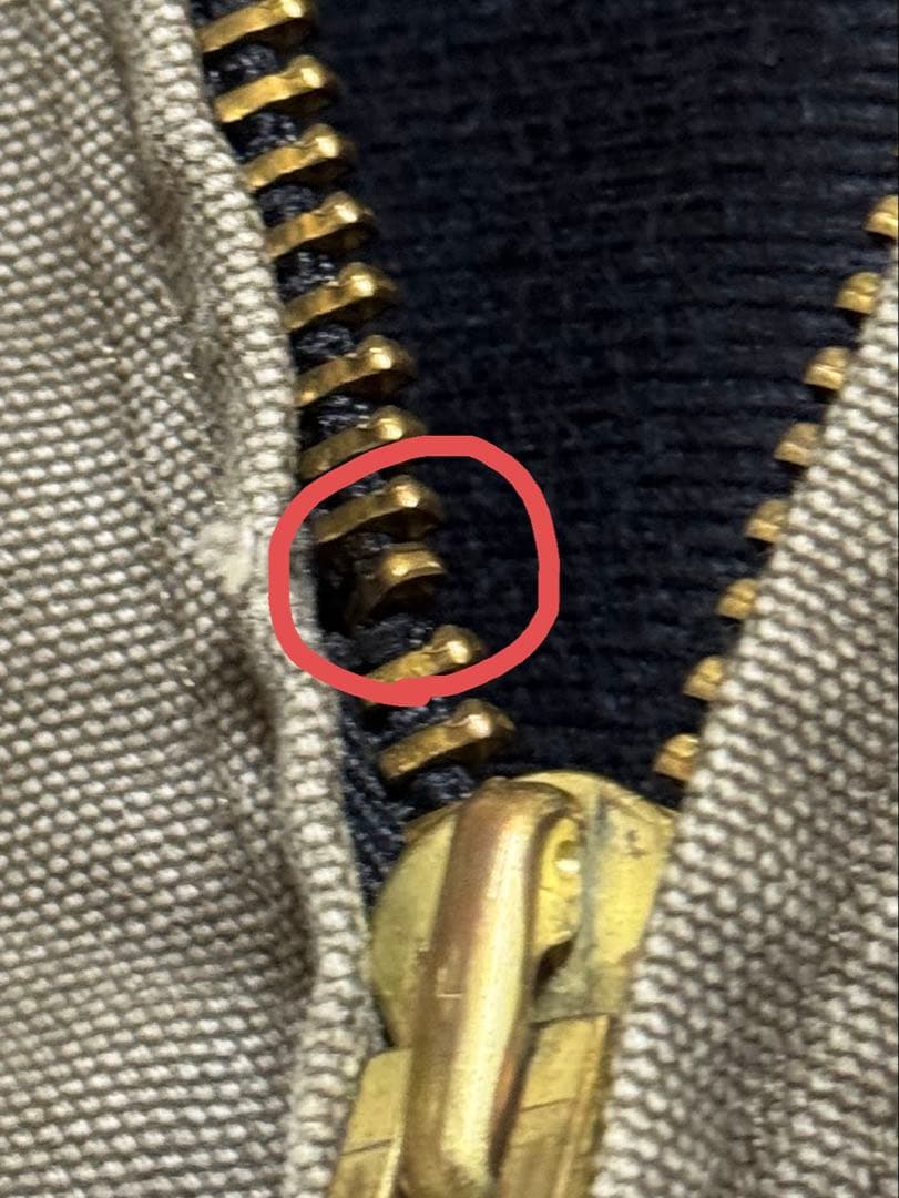 carhartt アクティブジャケット　カーキ　古着