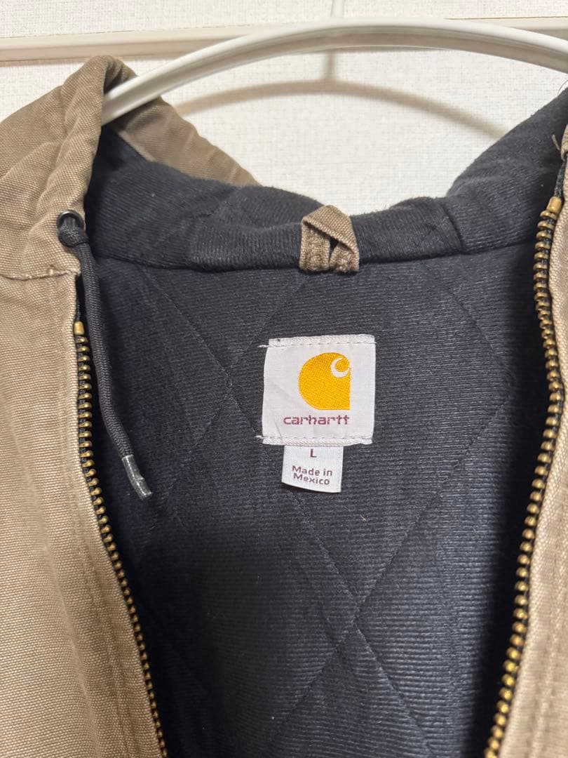 carhartt アクティブジャケット　カーキ　古着