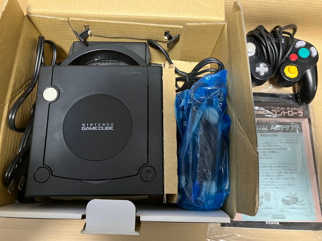 ゲームキューブ　ジャンク品　ブラック　箱付き