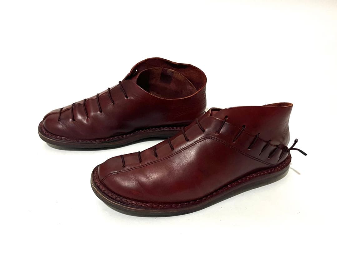 【希少 日本未入荷 美品】トリッペン 赤茶ショートブーツ 38(24~24.5)