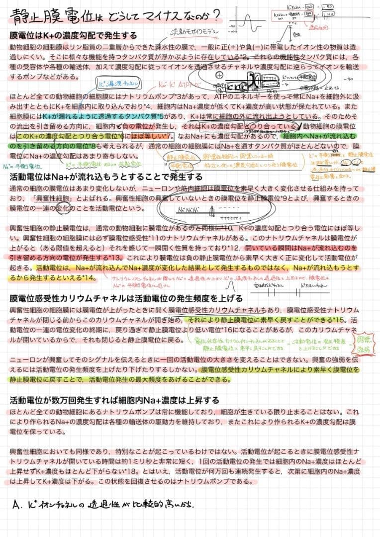 ※Rxxxma 2024改訂版 エッセンシャル細胞生物学 自作問題集
