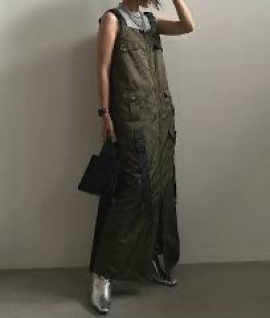 スカート AMERI vintageMILITARY WORK I LINE DRESS
