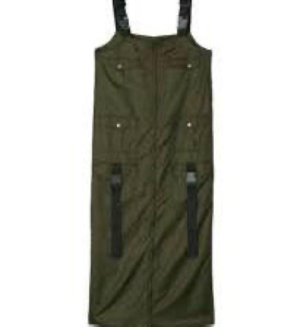 スカート AMERI vintageMILITARY WORK I LINE DRESS
