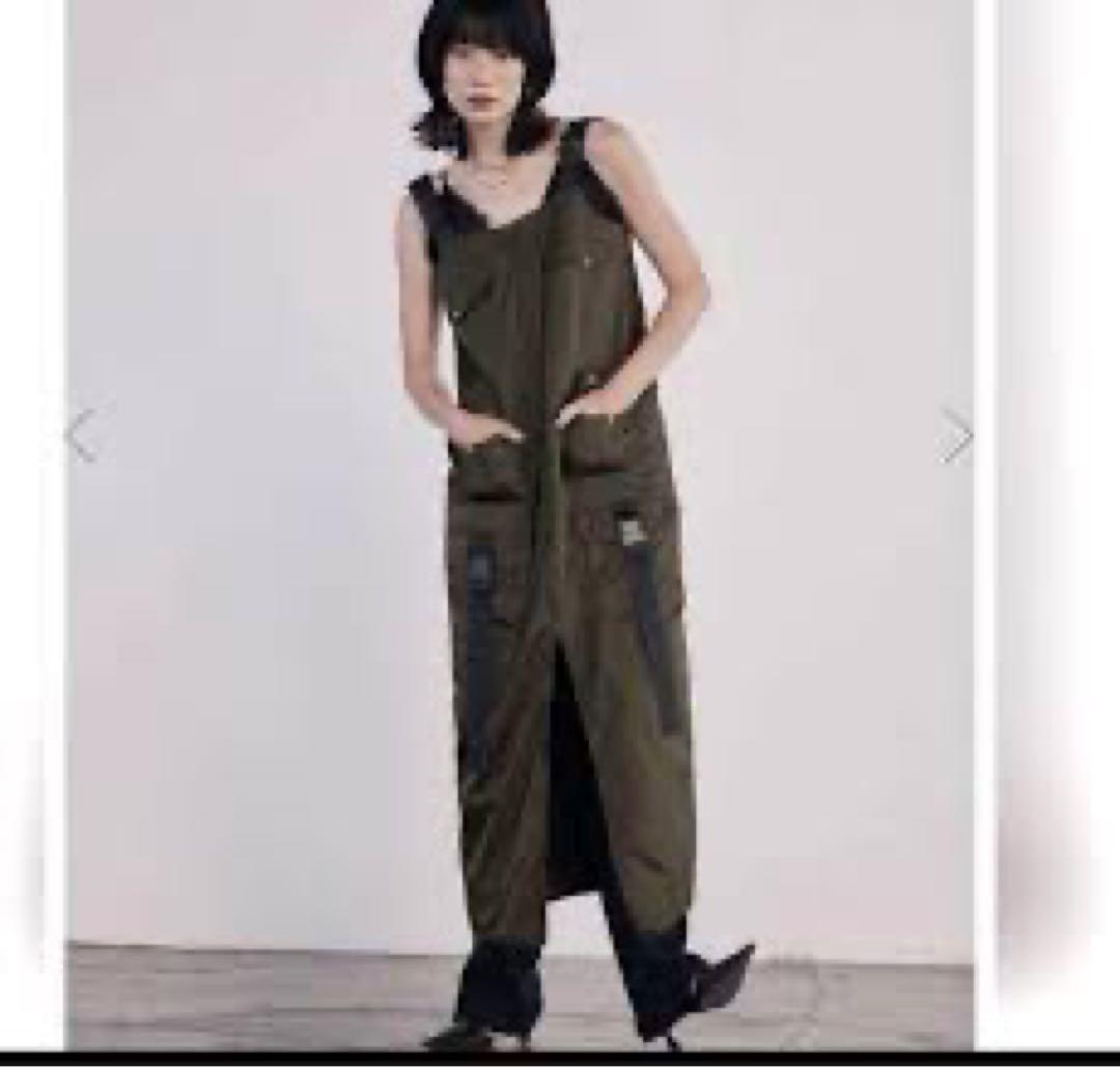 スカート AMERI vintageMILITARY WORK I LINE DRESS