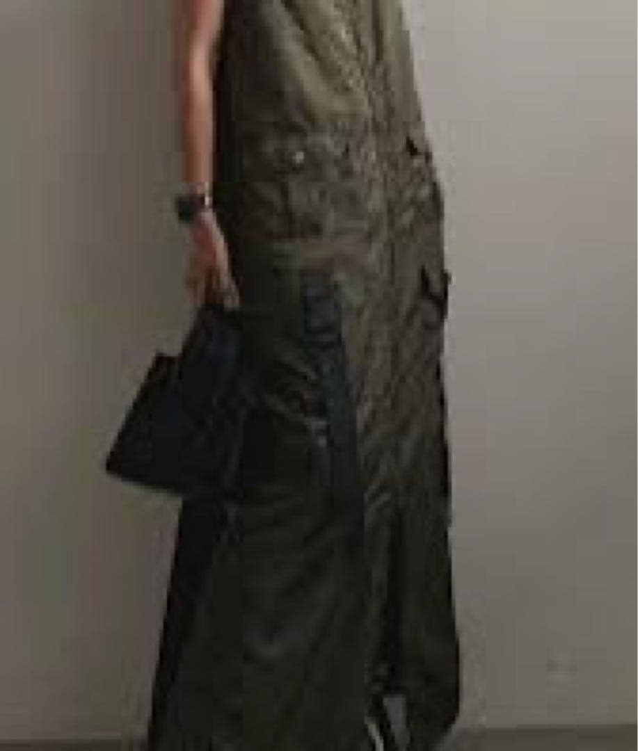 スカート AMERI vintageMILITARY WORK I LINE DRESS