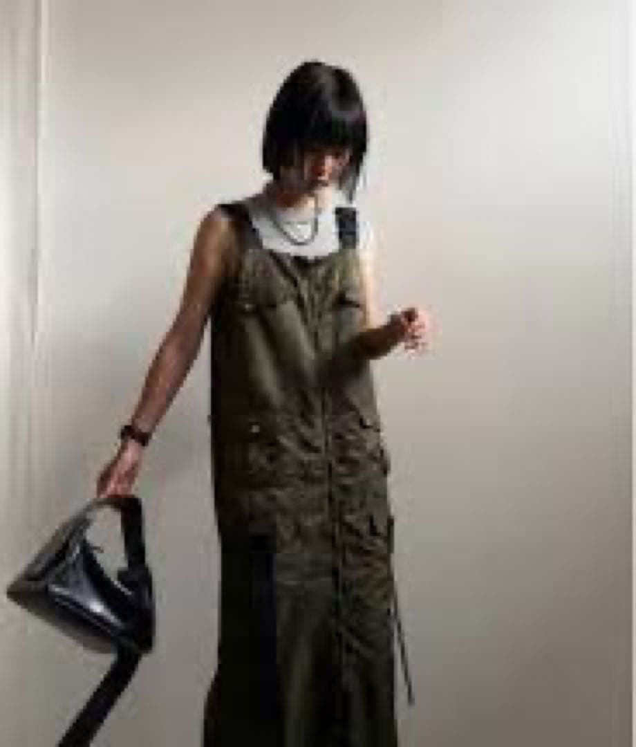 スカート AMERI vintageMILITARY WORK I LINE DRESS