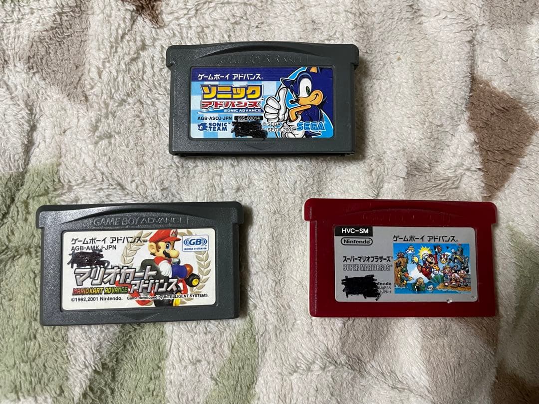 OXY-S GAMEBOY ADVANCE micro カセット、充電器付属