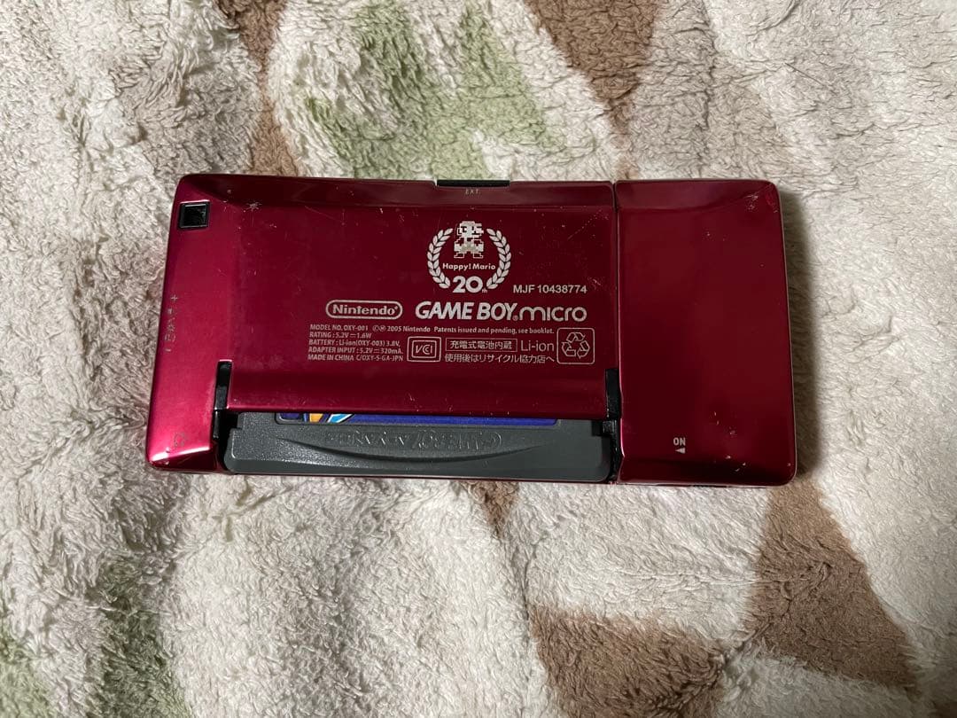 OXY-S GAMEBOY ADVANCE micro カセット、充電器付属