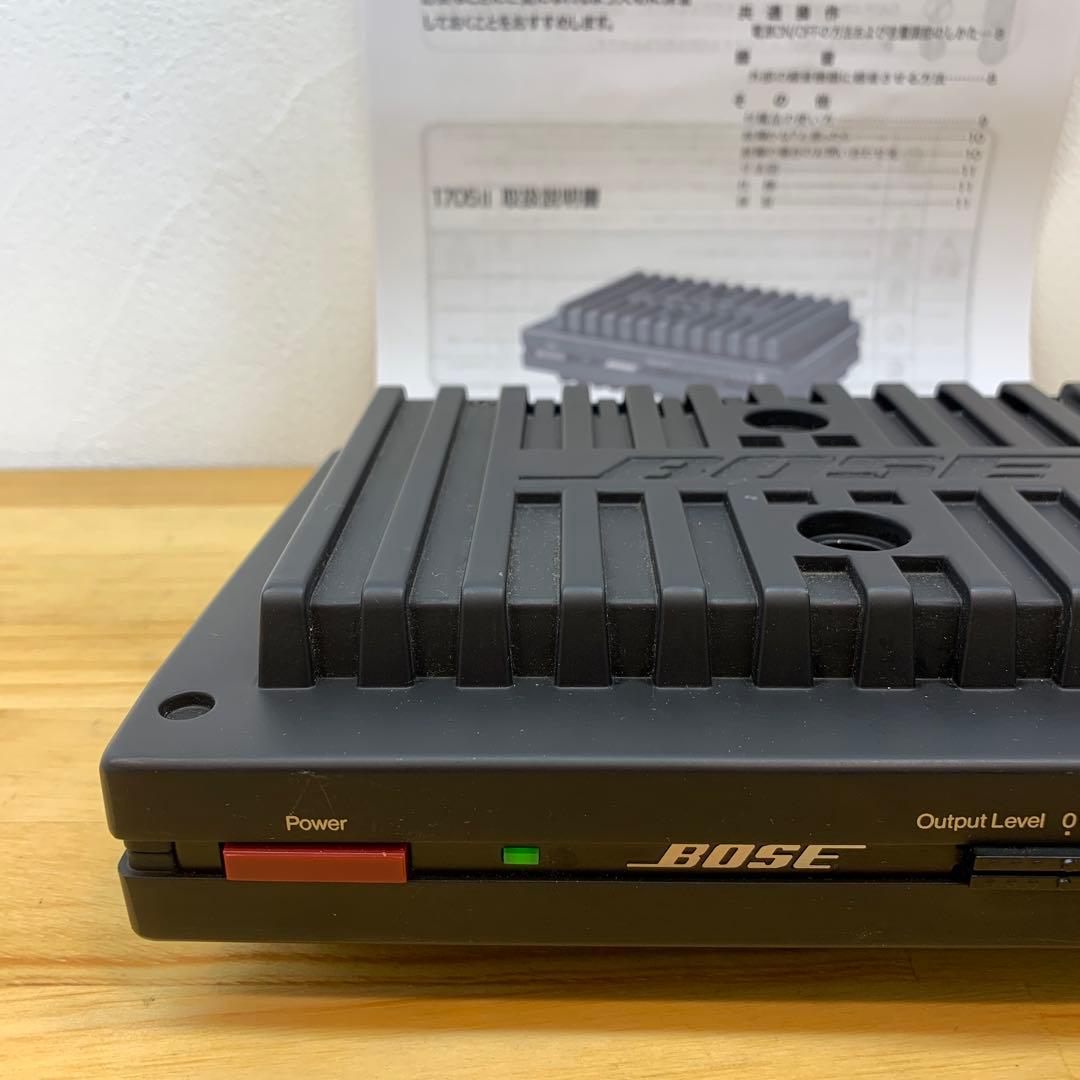 BOSE 1705Ⅱ ステレオパワーアンプ メンテナンス済 良好動作品