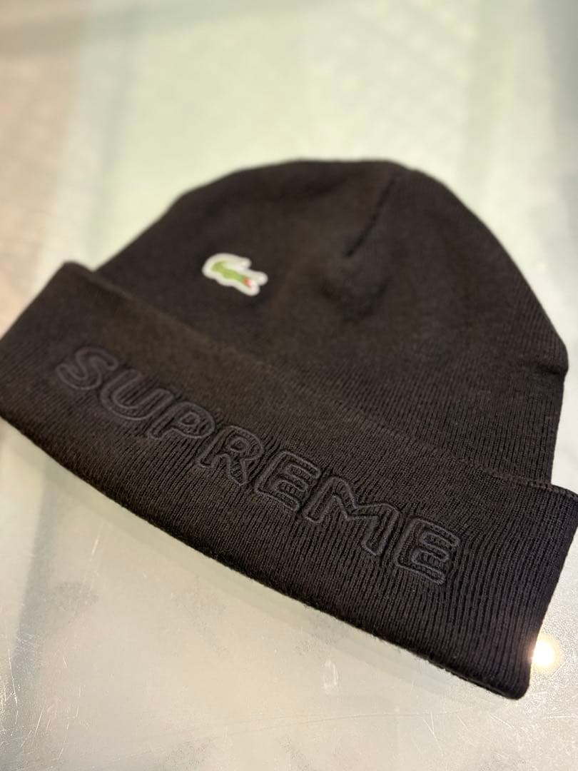 最終価格SUPREME✖️LACOSTE ニット帽