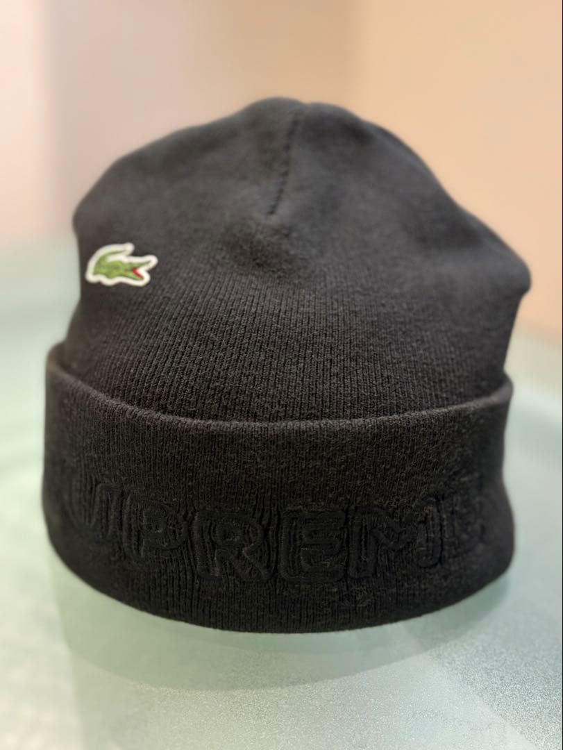 最終価格SUPREME✖️LACOSTE ニット帽