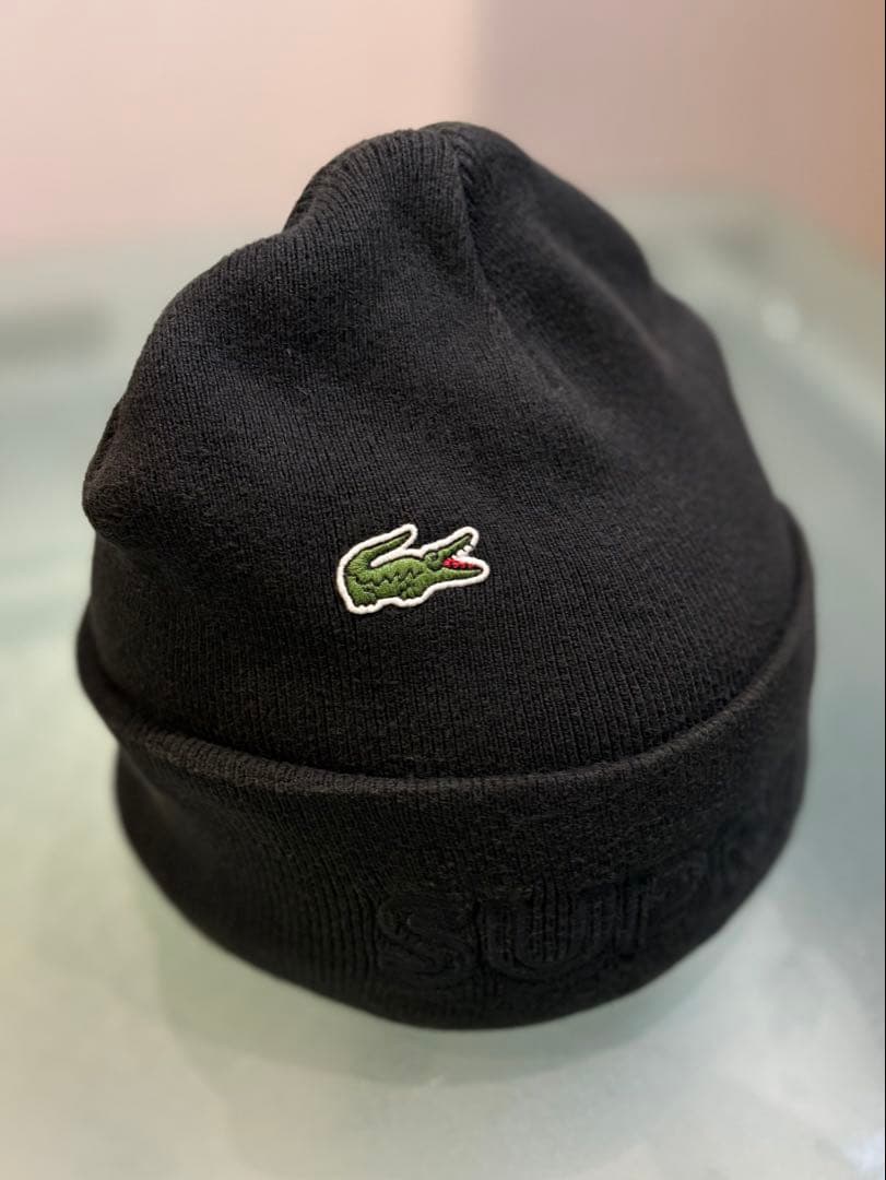 最終価格SUPREME✖️LACOSTE ニット帽