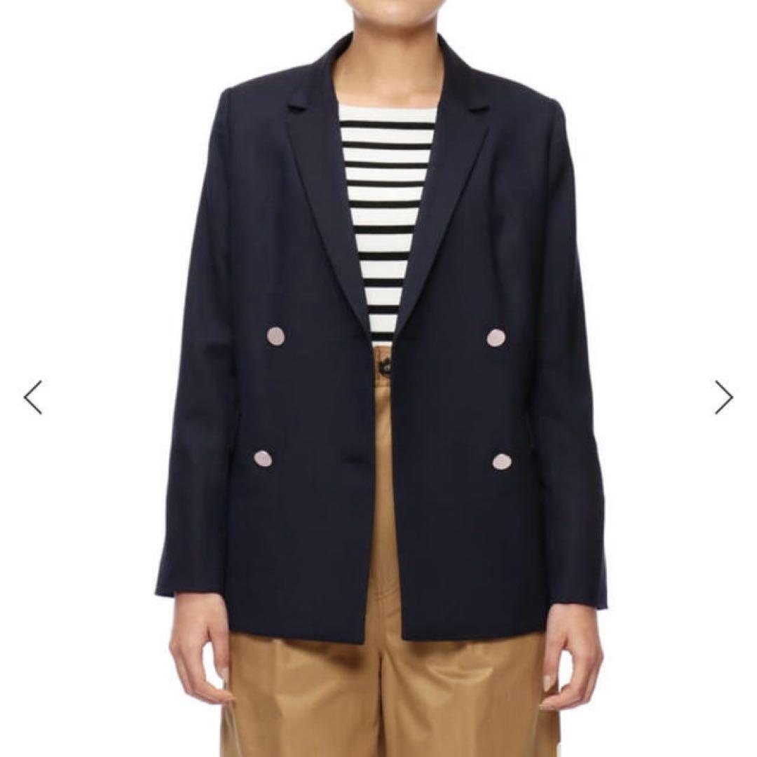 美品✨PLST フロントダブルジャケット
