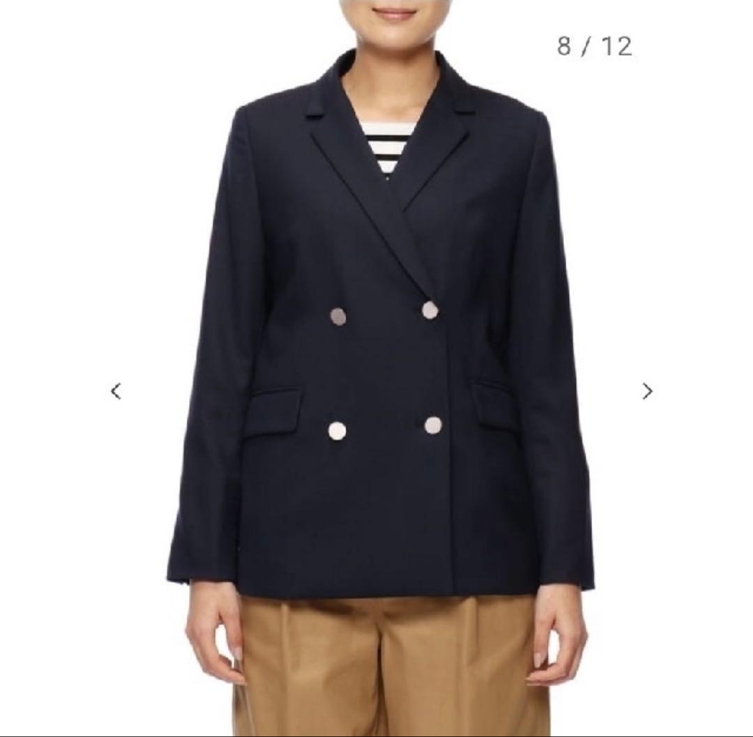 美品✨PLST フロントダブルジャケット
