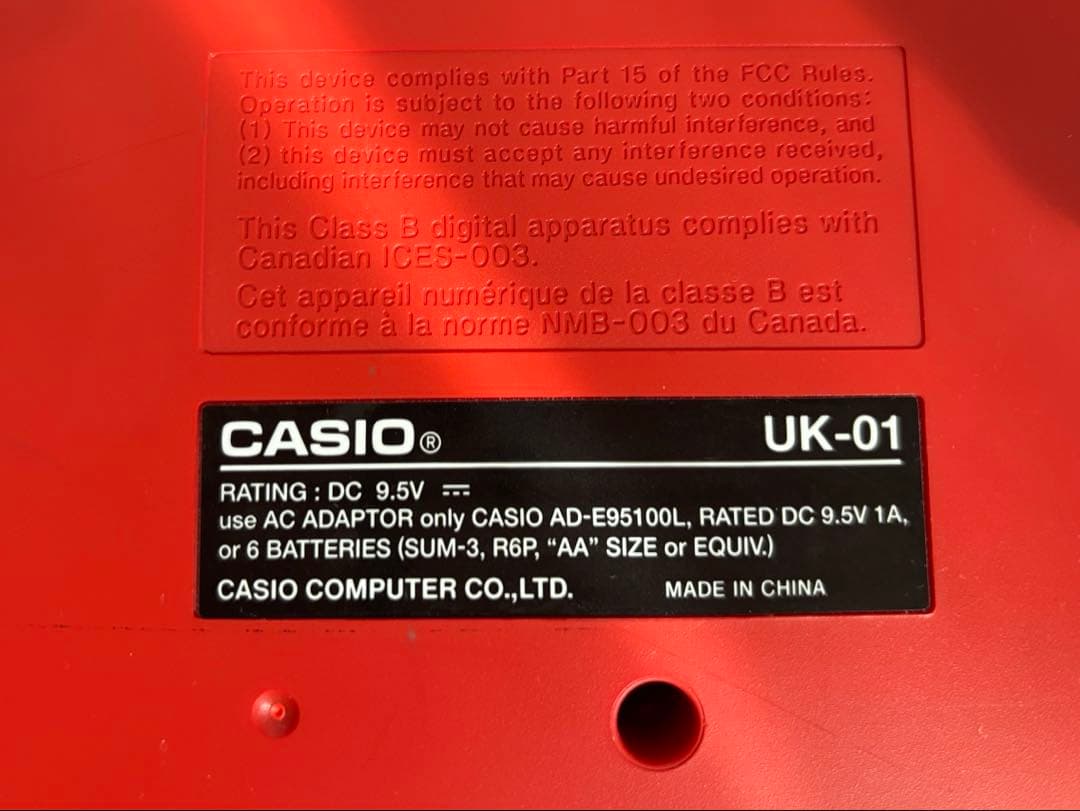 【NKA】CASIO 32鍵盤 ミニ電子キーボード UK-01