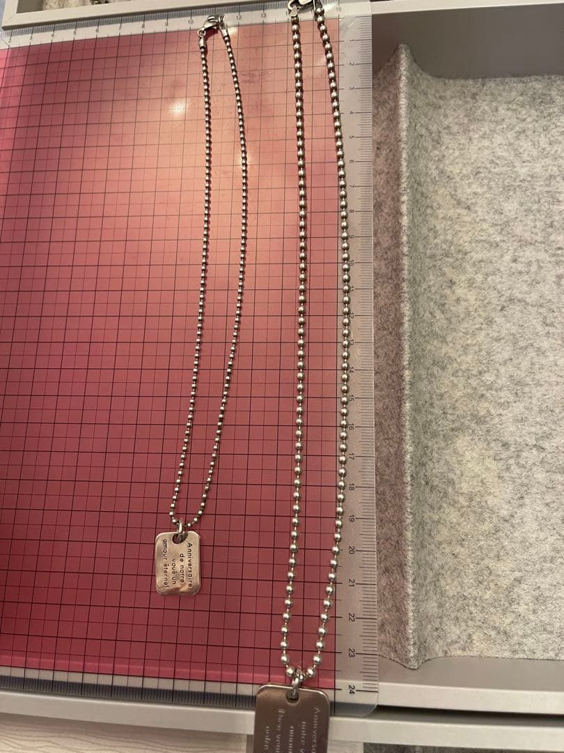 ete ペアネックレス　 2本セット