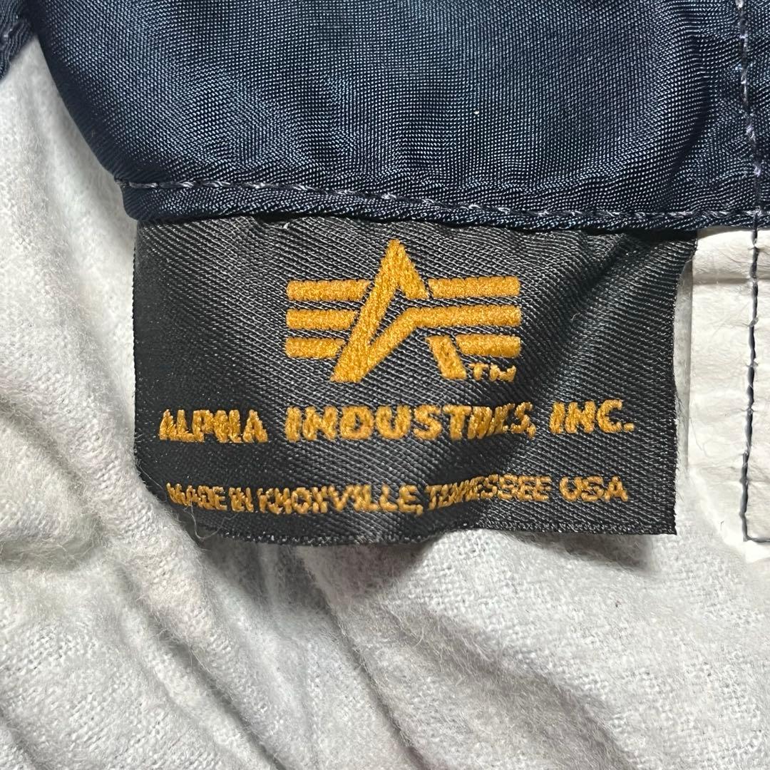 USA製 ALPHA MA-1 フライトジャケット ネイビー 古着