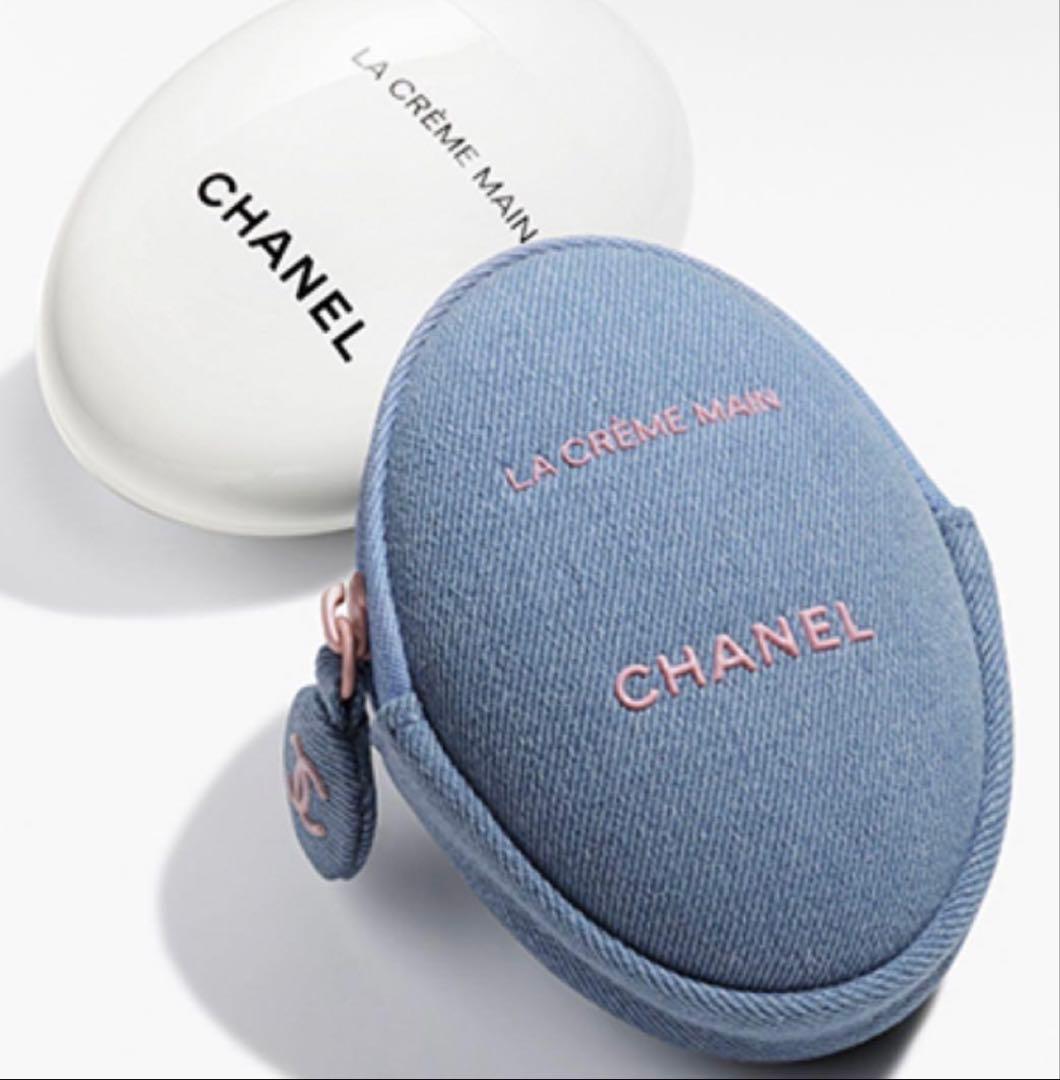 シャネルデニムコレクションラクレームマンハンドクリーム　CHANEL