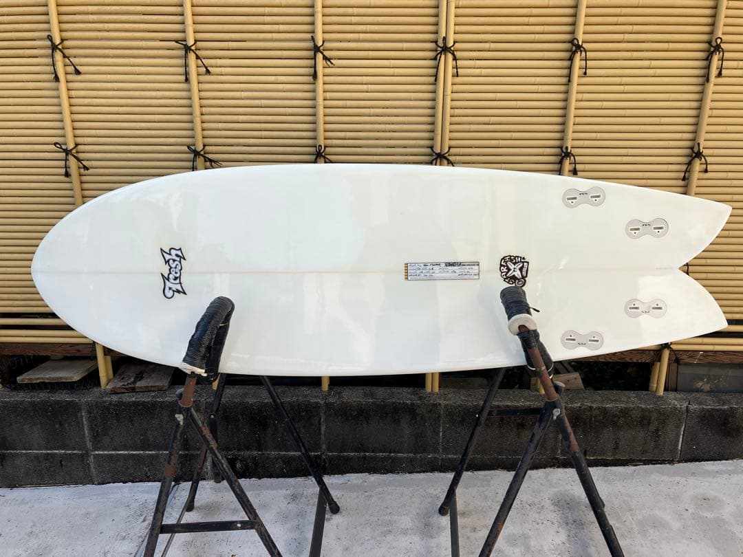 激美品！新品一回のみFresh Surfboards 5.8クワッドフィッシュ