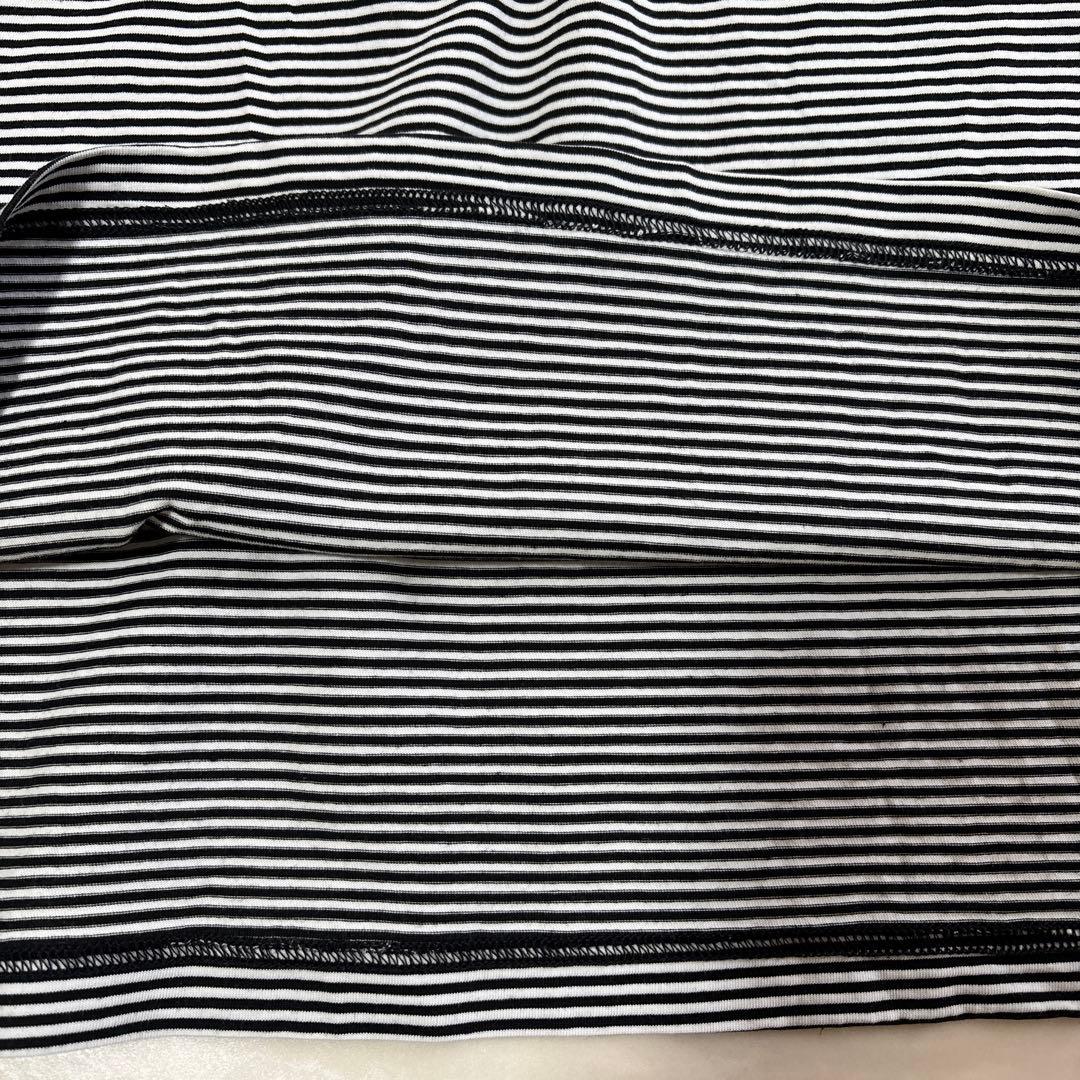 綿100%きれいめボーダーTシャツ