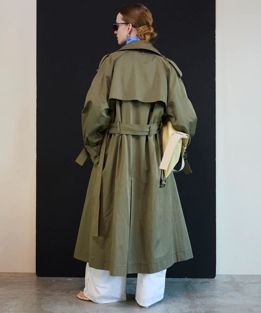 ジャケット・アウター MAISONSPECIAL Drape Scarf LongTrenchCoat