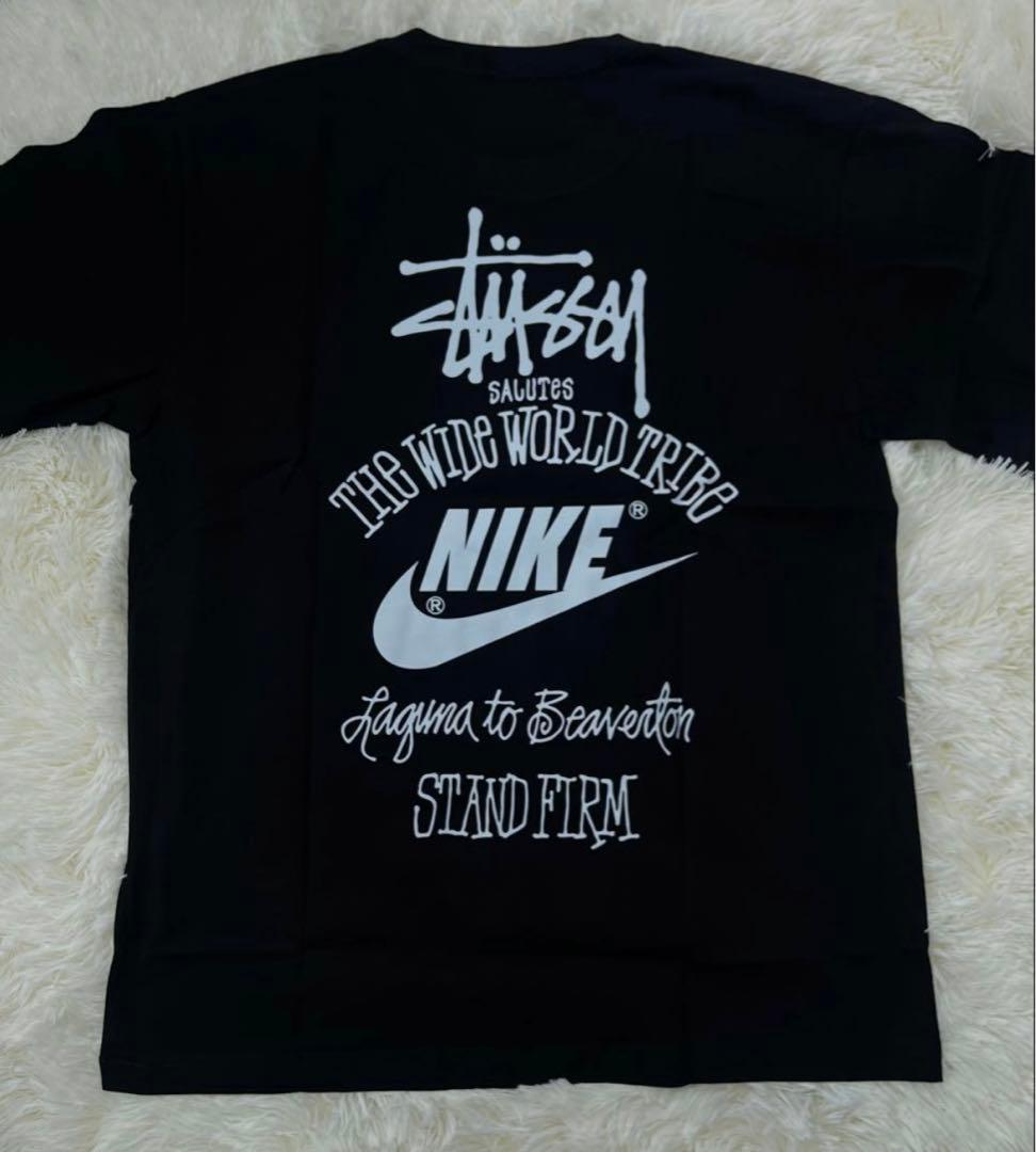 Nike Stüssy コラボ Tシャツ Mサイズ ブラック