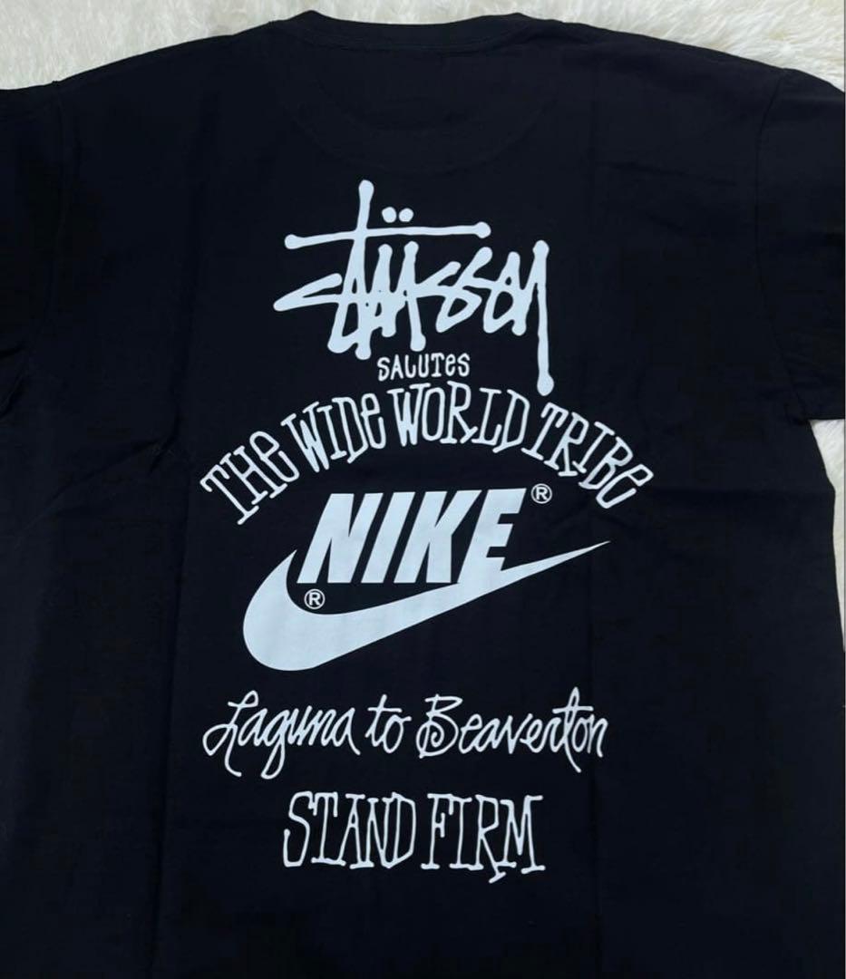 Nike Stüssy コラボ Tシャツ Mサイズ ブラック