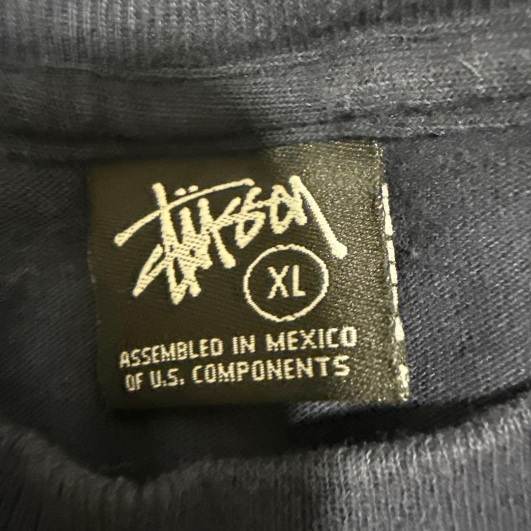 STÜSSY ネイビー Tシャツ XL