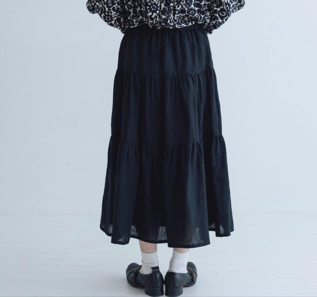 最終R&D.M.Co デンズリーリネンティアードスカートオールドマンズテーラー❣️