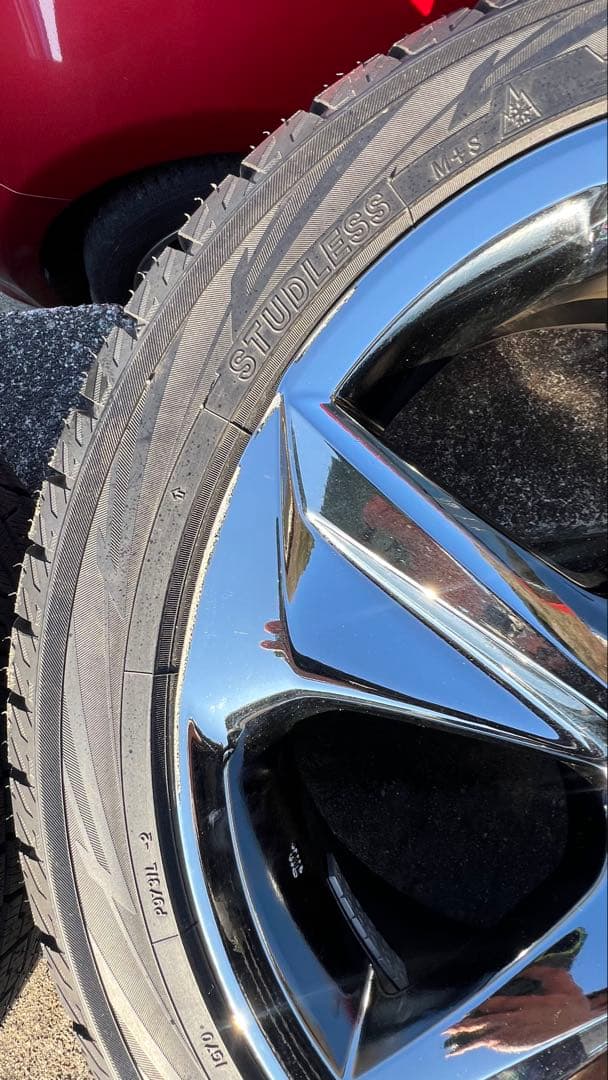 トヨタ　220クラウン　純正18インチスパッタリングホイール　225/45R18