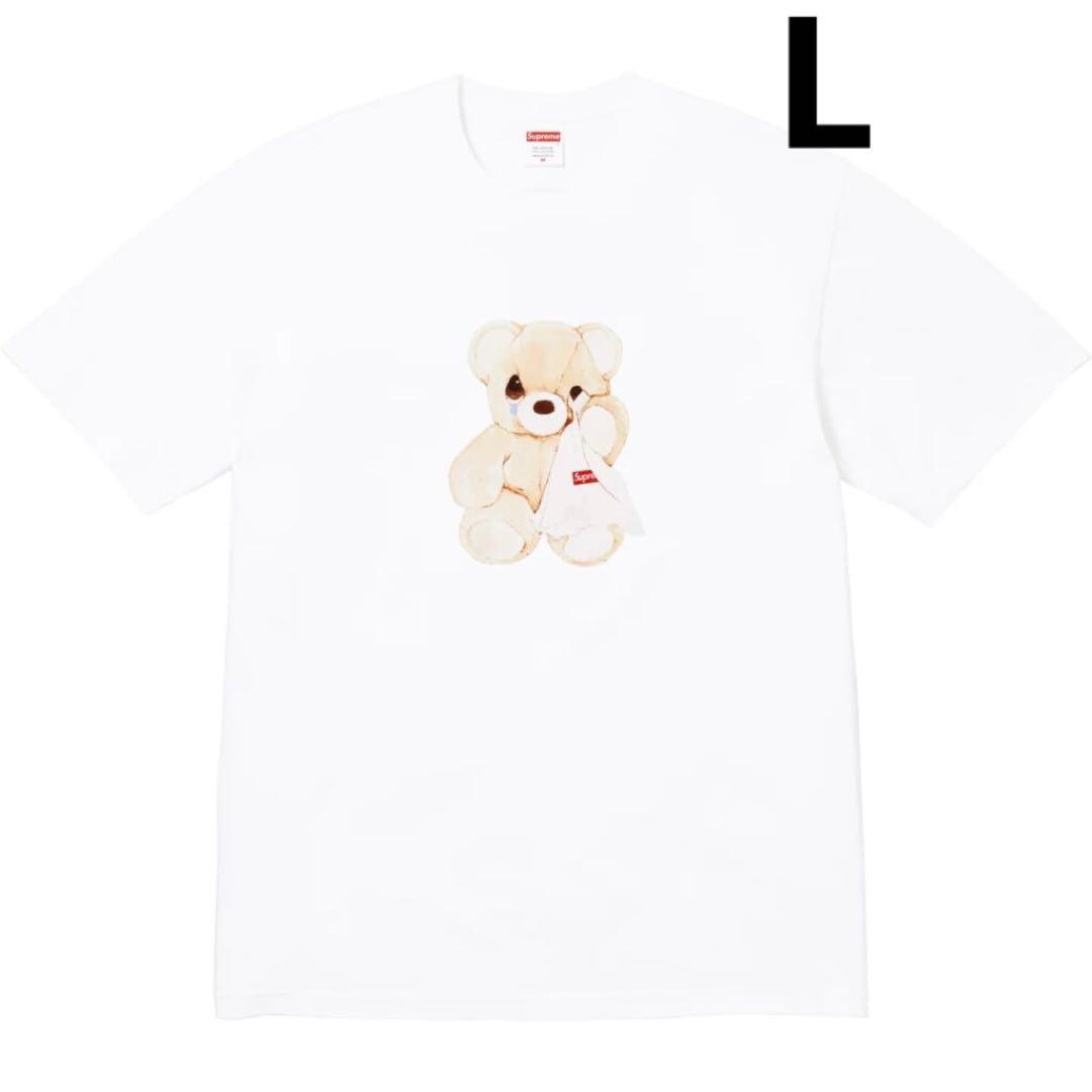25SS week18 Supreme Bear Tee \"White\" 白 L