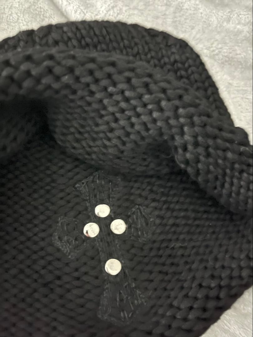 帽子 ChromeHearts Cashmere Cross Patch Beanie