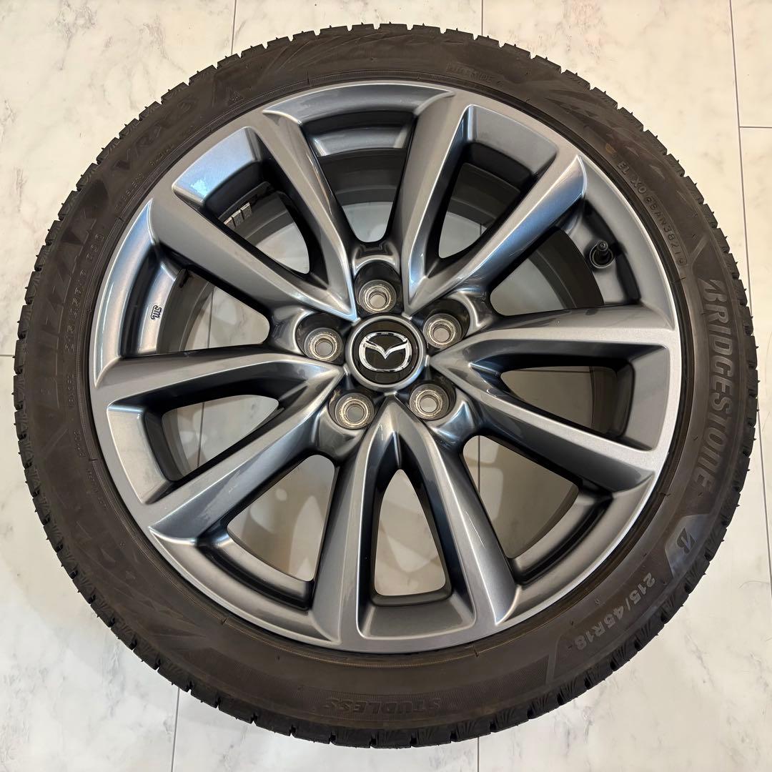 スタッドレス ブリザックVRX3 マツダ3純正ホイールセット 215/45R18