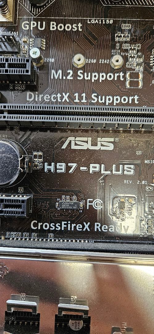 ASUS H97-PLUS マザーボード i7-4790k搭載