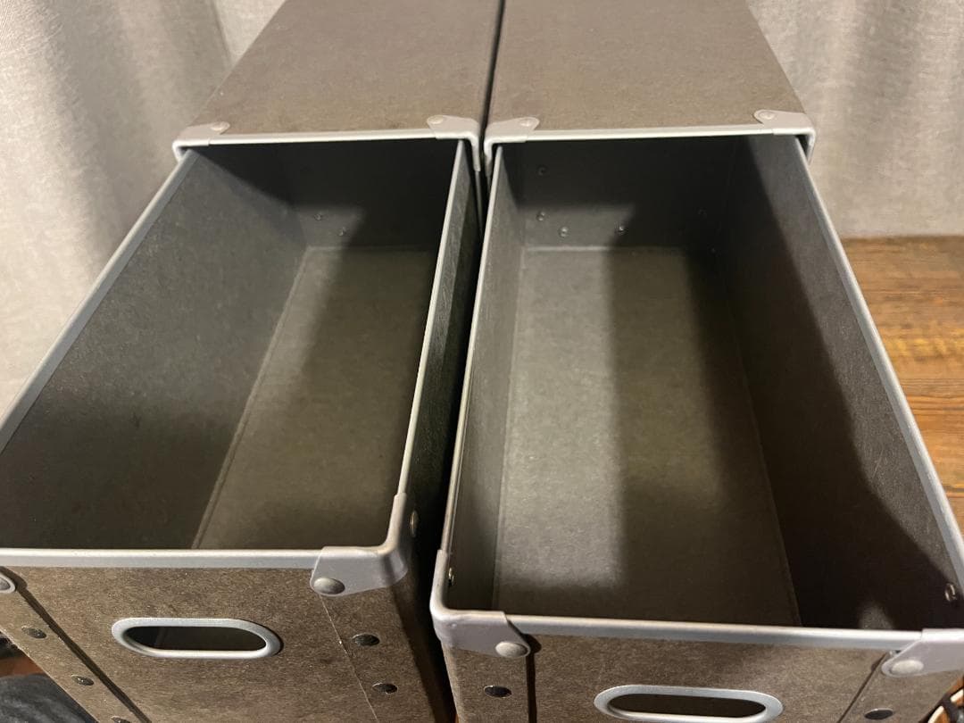 CDケース　収納　硬質パルプボックス　無印良品 4個セット